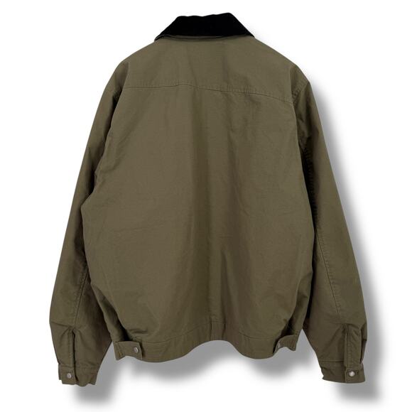 Volcom Voider Lined Jacket Men's Size XL Olive Green Corduroy Collar - Picture 4 of 11